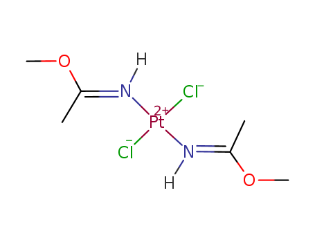 Platinum,dichlorobis[methyl (1Z)-ethanimidate-kN]-, (SP-4-1)- (9CI)