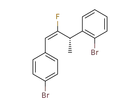 (3S)-2-fluoro-1-(4-bromophenyl)-3-(2-bromophenyl)but-1-ene