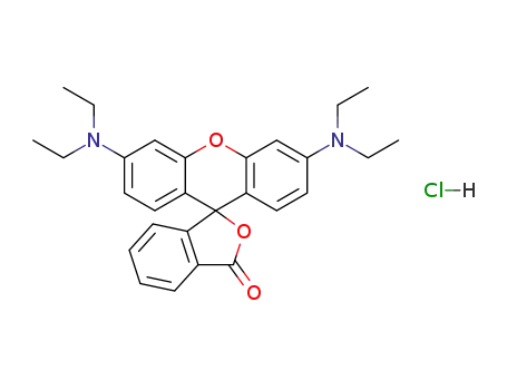 Molecular Structure of 69319-23-9 (rhodamine B)