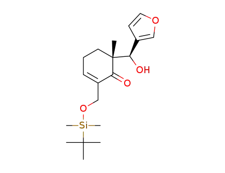(R,R)-2-[(tert-butyldimethylsilyloxy)methyl]-6-[(furan-3-yl)hydroxymethyl]-6-methyl-2-cyclohexenone