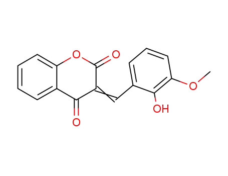 3-(2-hydroxy-3-methoxybenzylidene)chroman-2,4-dione