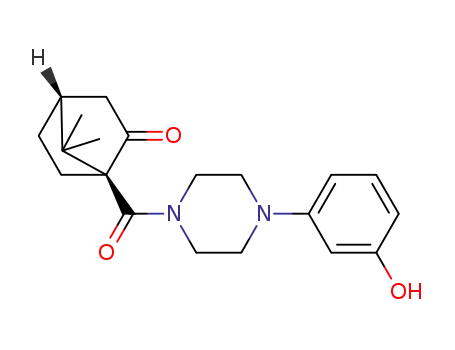 (1S,4R)-1-{[4-(3-hydroxyphenyl)piperazin-1-yl]carbonyl}-7,7-dimethylnorbornan-2-one