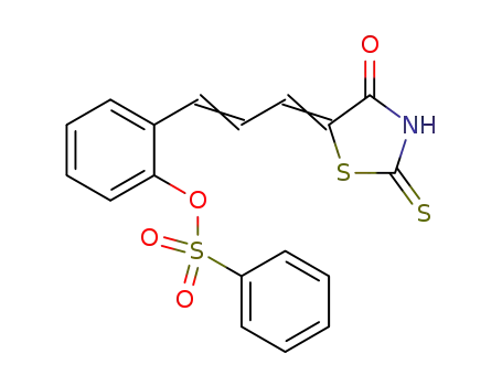 Molecular Structure of 1443442-64-5 (C<sub>18</sub>H<sub>13</sub>NO<sub>4</sub>S<sub>3</sub>)