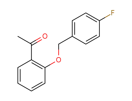 Molecular Structure of 400878-24-2 (1-(2-[(4-FLUOROBENZYL)OXY]PHENYL)-1-ETHANONE)