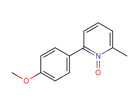 Molecular Structure of 1403954-66-4 (2-(4-methoxyphenyl)-6-methylpyridine N-oxide)