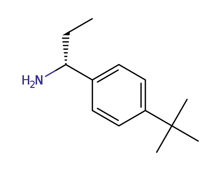 Molecular Structure of 1212887-14-3 ((R)-1-(4-(tert-butyl)phenyl)propan-1-amine)