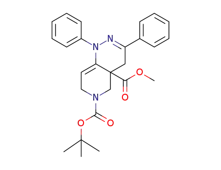 6-tert-butyl 4a-methyl 1,3-diphenyl-1,4,4a,5,6,7-hexahydropyrido[4,3-c]pyridazine-4a,6-dicarboxylate