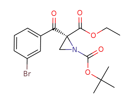 (R)-1-tert-butyl 2-ethyl 2-(3-bromobenzoyl)aziridine-1,2-dicarboxylate