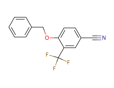 Benzonitrile, 4-(phenylmethoxy)-3-(trifluoromethyl)-