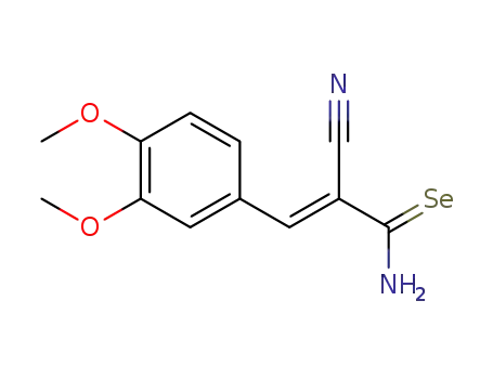 (E)-2-cyano-3-(3,4-dimethoxyphenyl)prop-2-eneselenoamide