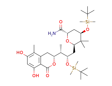 C<sub>34</sub>H<sub>59</sub>NO<sub>8</sub>Si<sub>2</sub>