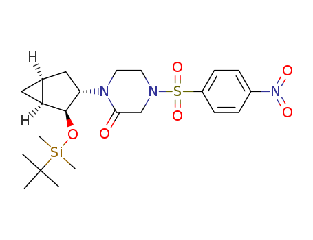 N-[2-(tert-Butyl-dimethyl-silanyloxy)-bicyclo[3.1.0]hex-3-yl]-2-(4-nitro-benzenesulfonylamino)-acetamide