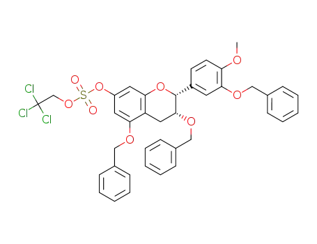 Molecular Structure of 1421313-36-1 (C<sub>39</sub>H<sub>35</sub>Cl<sub>3</sub>O<sub>9</sub>S)