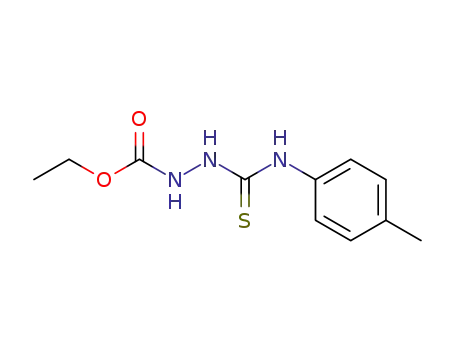 Molecular Structure of 103988-10-9 (3-<i>p</i>-tolylthiocarbamoyl-carbazic acid ethyl ester)