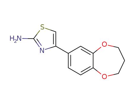 Molecular Structure of 306935-51-3 (2-AMINO-4-(3,4-TRIMETHYLENEDIOXYPHENYL)THIAZOL)