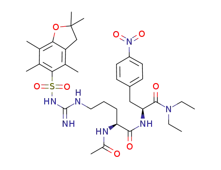 acetyl-Arg(Pbf)-CONH-Phe(4-NO<sub>2</sub>)-L-diethylamide