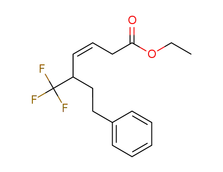 (Z)-ethyl 7-phenyl-5-(trifluoromethyl)hept-3-enoate