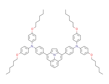 4,4'-(indolizino[6,5,4,3-ija]quinoline-3,9-diyl)bis(N,N-bis(4-(hexyloxy)phenyl)aniline)