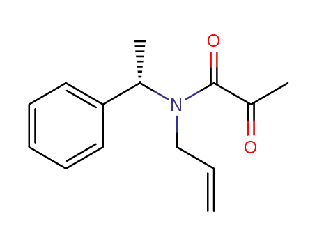 (S)-N-allyl-2-oxo-N-(1-phenylethyl)propanamide