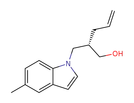 (2S)-2-[(5-methylindol-1-yl)methyl]pent-4-en-1-ol