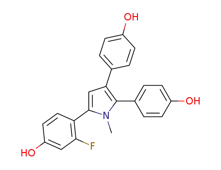 C<sub>23</sub>H<sub>18</sub>FNO<sub>3</sub>