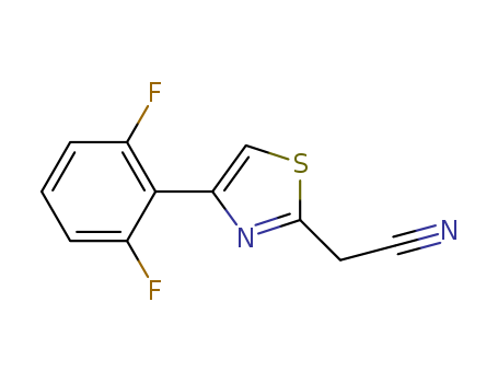 2-Thiazoleacetonitrile,4-(2,6-difluorophenyl)-