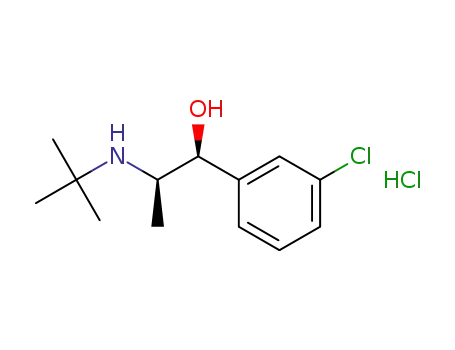 Molecular Structure of 292055-71-1 ((αS)-threo-Dihydro Bupropion Hydrochloride)