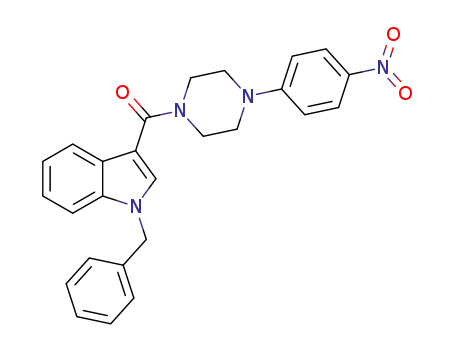 1-benzyl-3-{[4-(4-nitrophenyl)-1-piperazinyl]carbonyl}-1H-indole