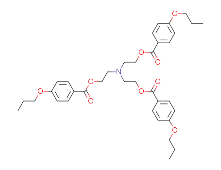 Molecular Structure of 1440507-27-6 (tris[2-(4-propyloxybenzoyloxy)ethyl]amine)