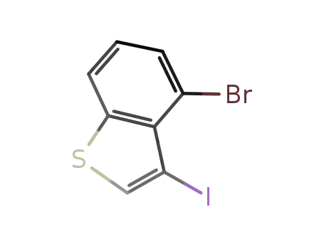 Molecular Structure of 1376607-97-4 (4-bromo-3-iodobenzo[b]thiophene)