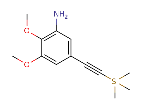 2,3-dimethoxy-5-[(trimethylsilyl)ethynyl]aniline