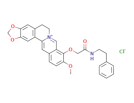 C<sub>29</sub>H<sub>27</sub>N<sub>2</sub>O<sub>5</sub><sup>(1+)</sup>*Cl<sup>(1-)</sup>