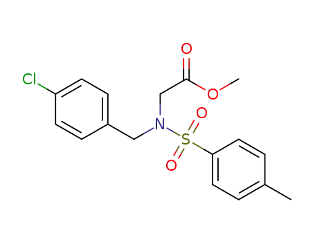 methyl N-tosyl-2-(4-chlorobenzylamino)acetate