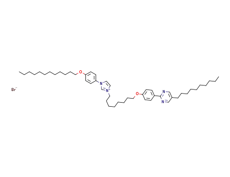 1-{8-[4-(5-decylpyrimidin-2-yl)phenoxy]octyl}-3-[4-(dodecyloxy)phenyl]imidazolium bromide