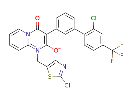 1-[(2-chloro-5-thiazolyl)methyl]-3-[2'-chloro-4'-(trifluoromethyl)[1,1'-biphenyl]-3-yl]-2-hydroxy-4-oxo-4H-pyrido[1,2-a]pyrimidinium inner salt