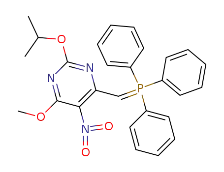 2-isopropoxy-4-methoxy-5-nitro-6-[(triphenyl-λ<sup>5</sup>-phosphanylidene)-methyl]-pyrimidine