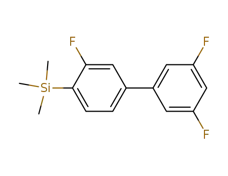 Molecular Structure of 574755-48-9 (3,3',5'-trifluoro-4-trimethylsilylbiphenyl)