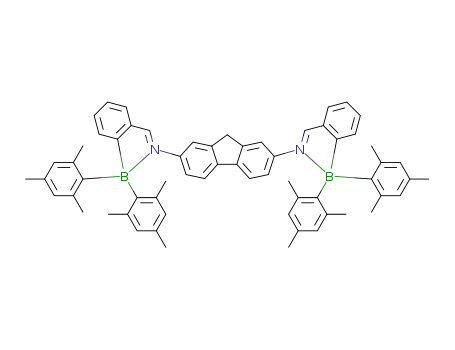 N,N'-bis[1-(2-(dimesitylboranyl)phenyl)meth-(E)-ylidene]-9H-fluorene-2,7-diamine