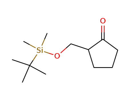 Cyclopentanone, 2-[[[(1,1-dimethylethyl)dimethylsilyl]oxy]methyl]-
