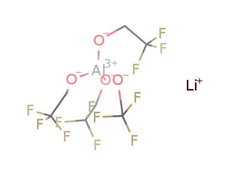 Li<sup>(1+)</sup>*Al(OCH<sub>2</sub>CF<sub>3</sub>)4<sup>(1-)</sup> = LiAl(OCH<sub>2</sub>CF<sub>3</sub>)4