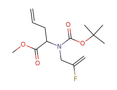 methyl 2-[tert-butoxycarbonyl-(2-fluoroallyl)amino]pent-4-enoate