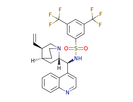 N-[(8α,9S)-cinchonan-9-yl]-3,5-bis(trifluoromethyl)-Benzenesulfonamide
