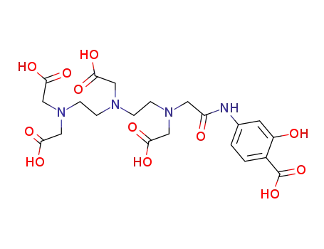 N-(4-carboxy-3-hydroxyphenylcarbamoylmethyl)-N,N',N'',N''-diethylenetriaminetetraacetic acid
