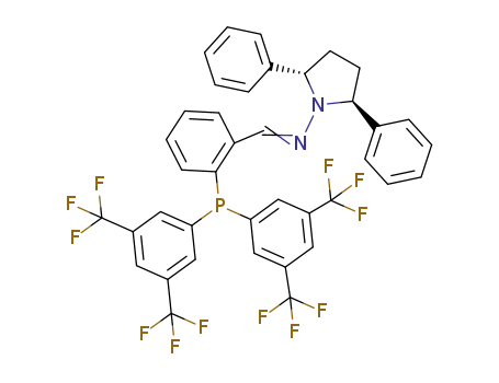 (2S,5S)-1-[2-(di-3,5-bistrifluoromethyphenylphosphino)benzylideneamino]-2,5-diphenylpyrrolidine