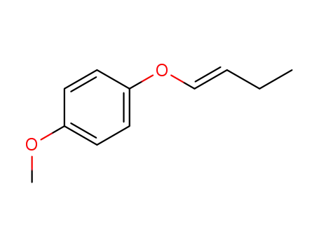 Molecular Structure of 842161-83-5 (Benzene, 1-[(1E)-1-butenyloxy]-4-methoxy-)