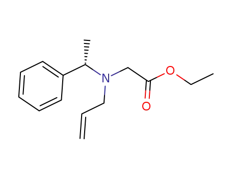 (S)-ethyl 2-(allyl(1-phenylethyl)amino)ethanoate