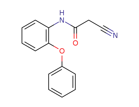 Molecular Structure of 380342-42-7 (2-cyano-N-[2-(phenoxy)phenyl]acetamide)