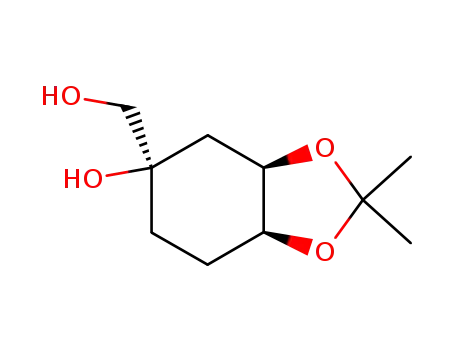 (1R,3R,4S)-3,4-O-isopropylidene-1-hydroxymethyl-1-hydroxycyclohexan-3,4-diol