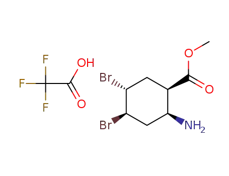 methyl (1R,2S,4R,5R)-2-amino-4,5-dibromocyclohexanetrifluorocarboxylate