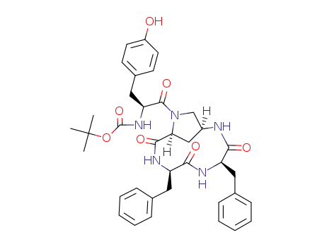 C<sub>37</sub>H<sub>43</sub>N<sub>5</sub>O<sub>7</sub>